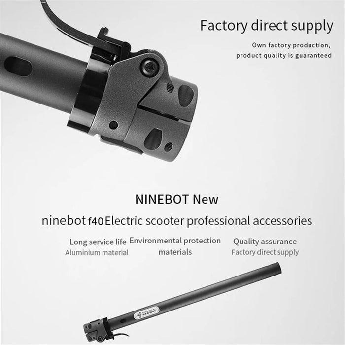 For Ninebot F40 Metal Handlebar Vertical Pole Replacement Folding Pipe Balance Handle Stand Tube - 5