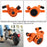 Disc Brake Caliper for Ninebot F30 / F40 Electric Scooter Metal Disc Brake Block - Orange - 3