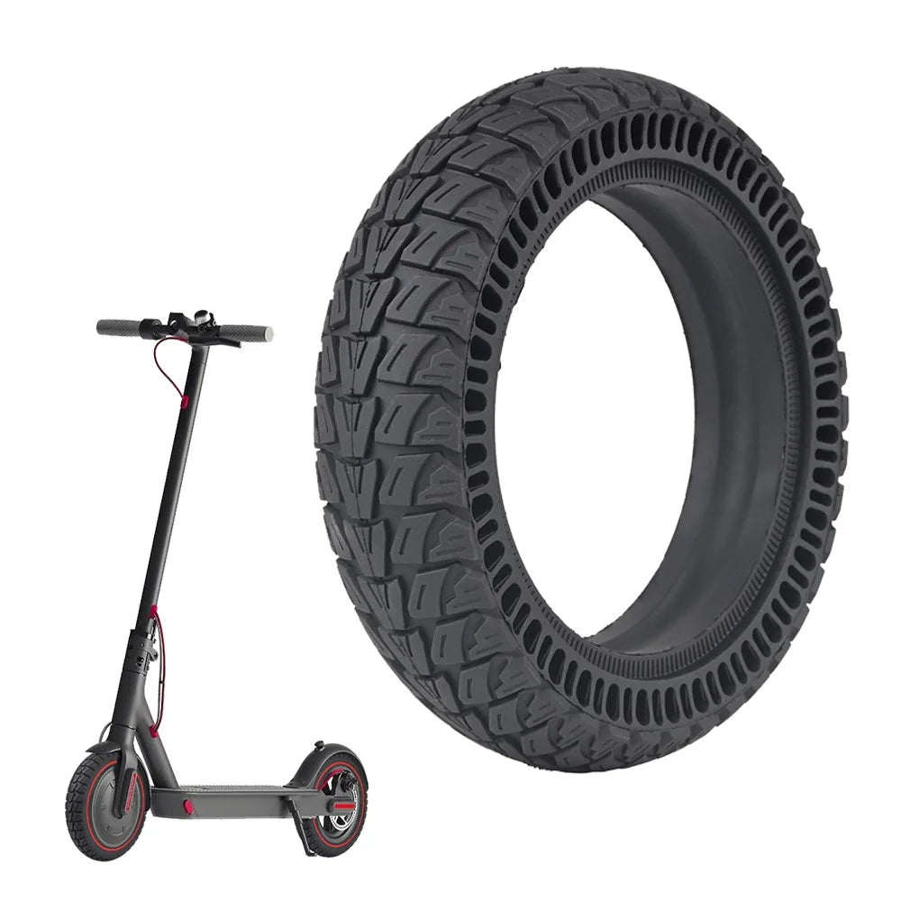 For Xiaomi M365 / Pro / Pro 2 / 1S / Lite Electric Scooter 8.5-inch Honeycomb Shock Absorber Rubber Solid Tire - 1