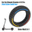 For Xiaomi Mi 4 / Mi 4 Pro Electric Scooter 10x2.5-7-Inch Replacement Rubber Tire Anti-Slip E-Scooter Wheel - Red Yellow Blue - 3