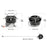 WIDESEA WSS-508 Stainless Steel 3200W Single Head Foldable Gas Stove for Outdoor Camping - 5