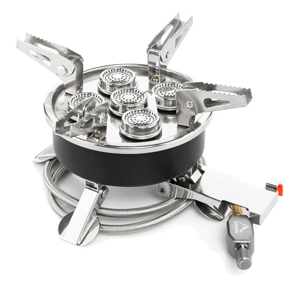WIDESEA WSS-507 Outdoor Camping 8800W High Power Folding Five-Head Gas Stove - 1