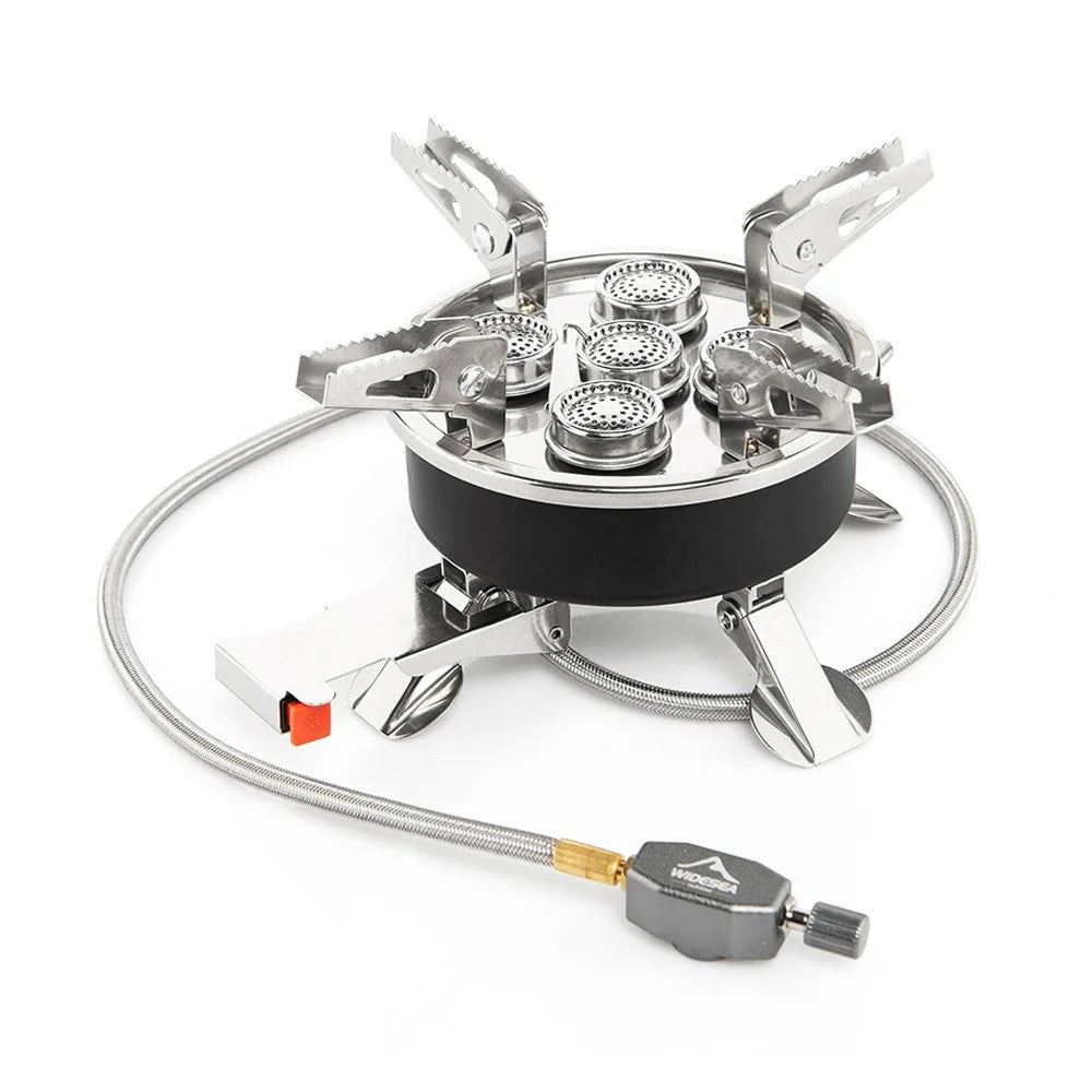 WIDESEA WSS-507 Outdoor Camping 8800W High Power Folding Five-Head Gas Stove - 4