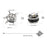 WIDESEA WSS-507 Outdoor Camping 8800W High Power Folding Five-Head Gas Stove - 6