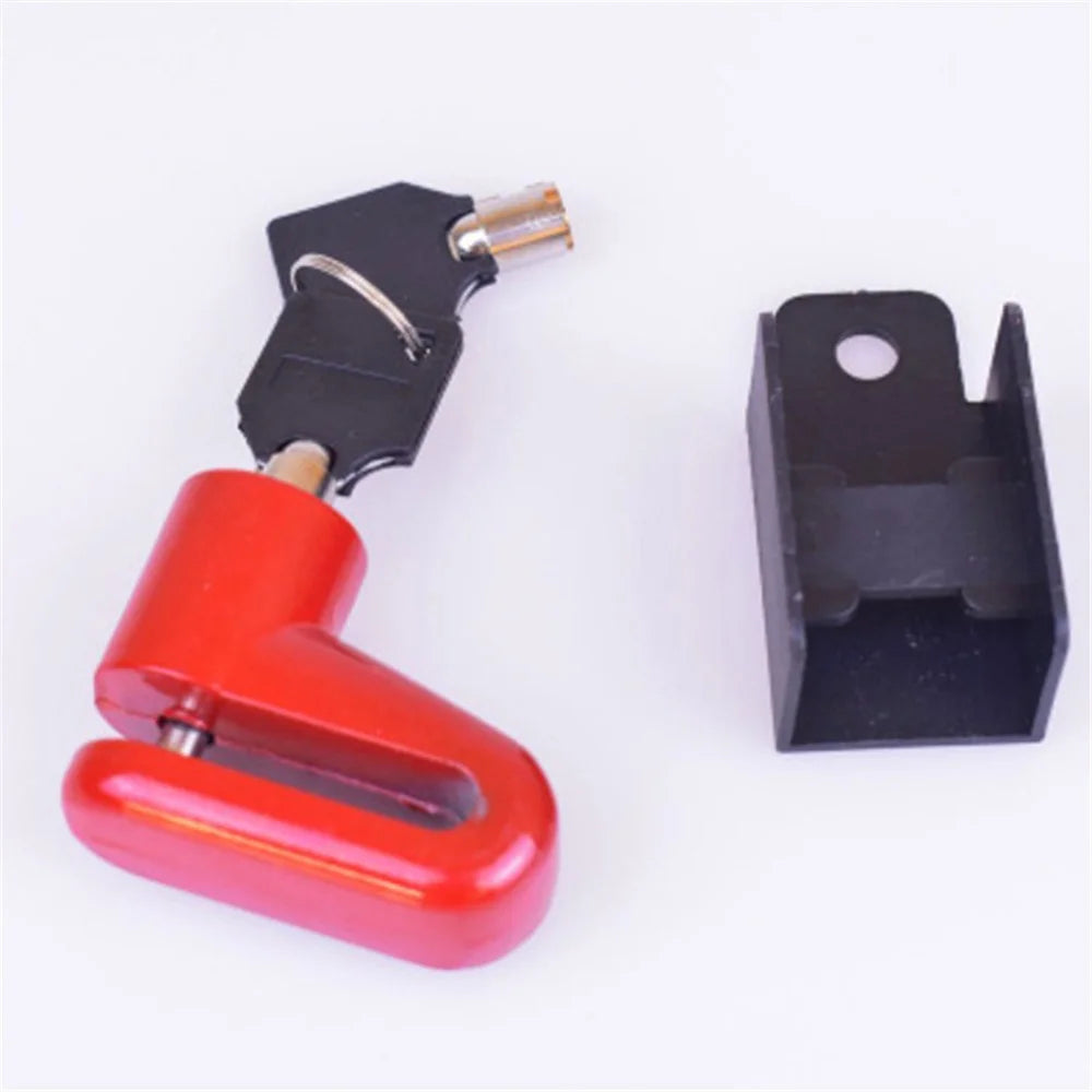 Anti-Theft Disc Brake Lock for Mini Xiaomi Mijia M365 Scooter Roller Skateboard - Red - 1