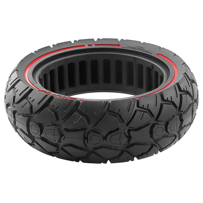 AMITOR 10x3 10-Inch Scooter Replacement Wheel Red Line Decor Rubber Tire for 53.5mm Slot - 3