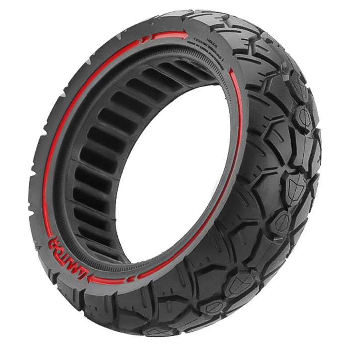 AMITOR 10x3 10-Inch Scooter Replacement Wheel Red Line Decor Rubber Tire for 53.5mm Slot - 4