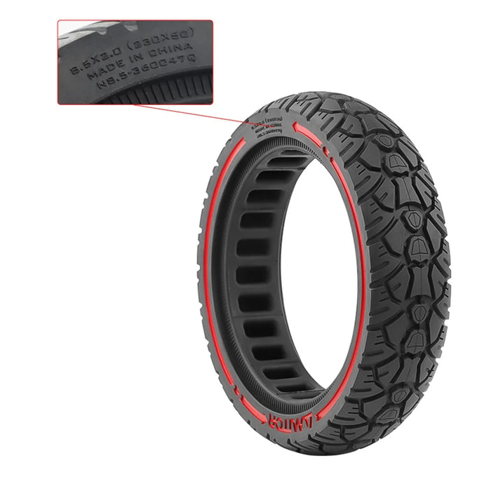 AMITOR 8.5-Inch Electric Scooter Off-Raod Tire Replacement Wheel for 36mm Slot - 7