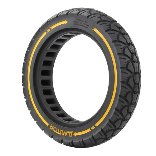 AMITOR 9.5-Inch Electric Scooter Off-Road Tire Replacement Wheel for 36mm Slot - Yellow - 1