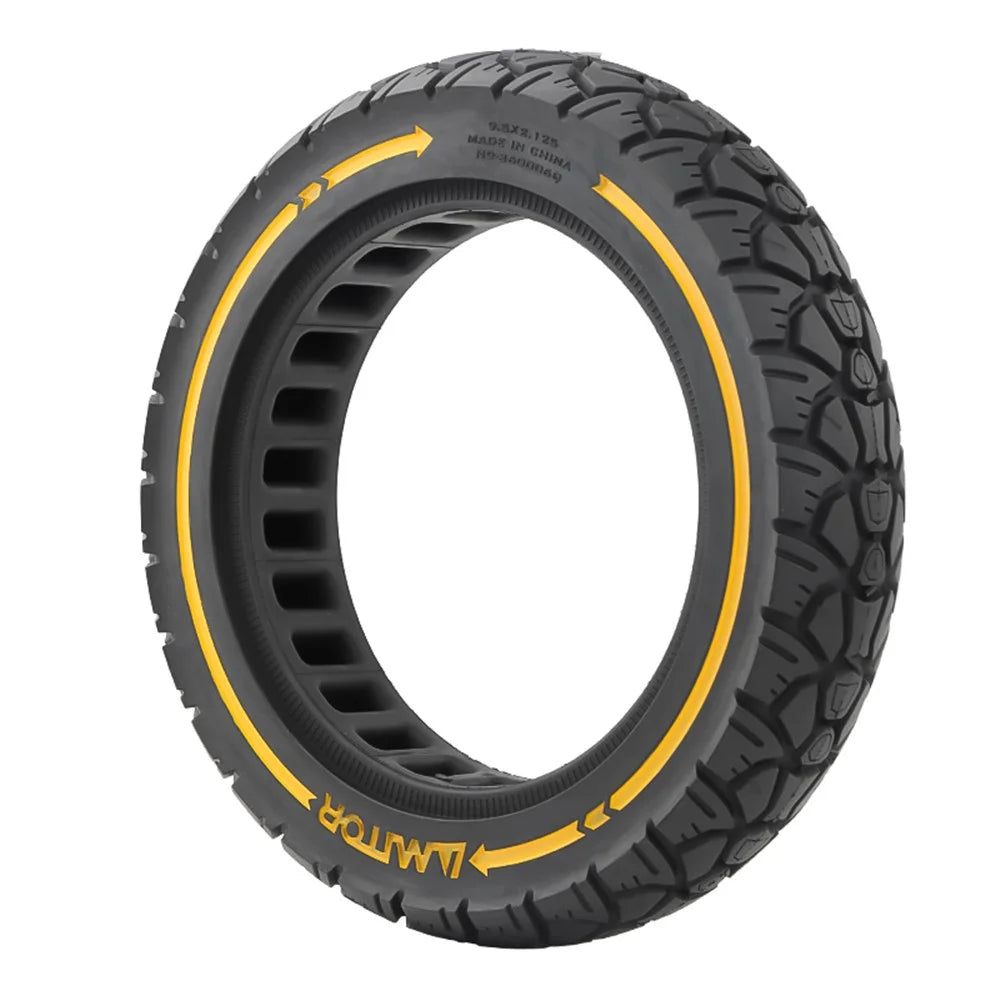 AMITOR 9.5-Inch Electric Scooter Off-Road Tire Replacement Wheel for 36mm Slot - Yellow - 1