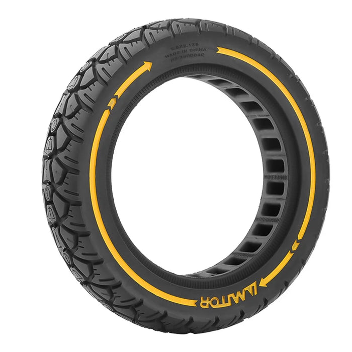 AMITOR 9.5-Inch Electric Scooter Off-Road Tire Replacement Wheel for 36mm Slot - Yellow - 2