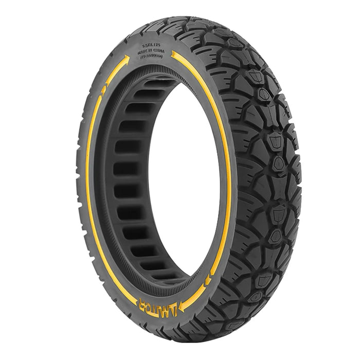 AMITOR 9.5-Inch Electric Scooter Off-Road Tire Replacement Wheel for 36mm Slot - Yellow - 3