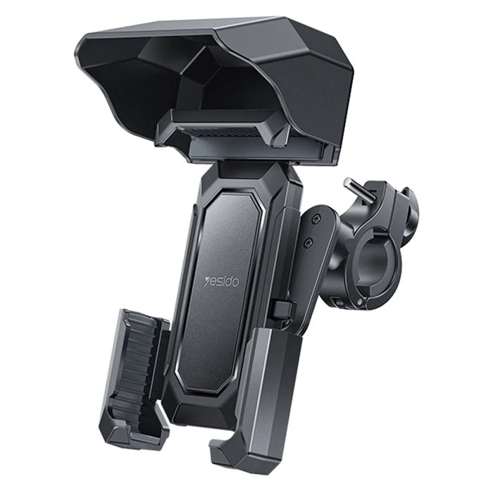 YESIDO C331 Bicycle Phone Holder with Sunshade, Bike Handlebar Phone Mount - 1