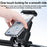 YESIDO C331 Bicycle Phone Holder with Sunshade, Bike Handlebar Phone Mount - 5