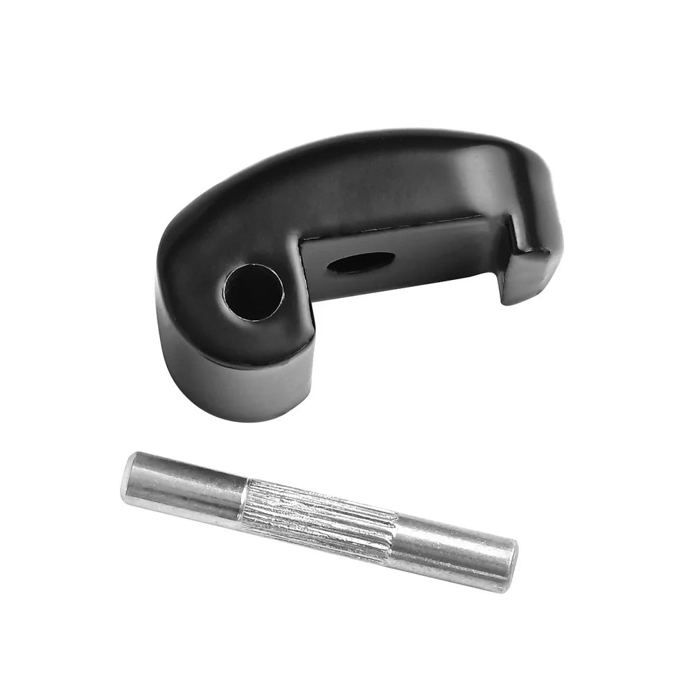 LYXM157 For Xiaomi M365 Electric Scooter Front Folding Hook Lock 304 Stainless Steel Buckle Latch Kit - Black - 7