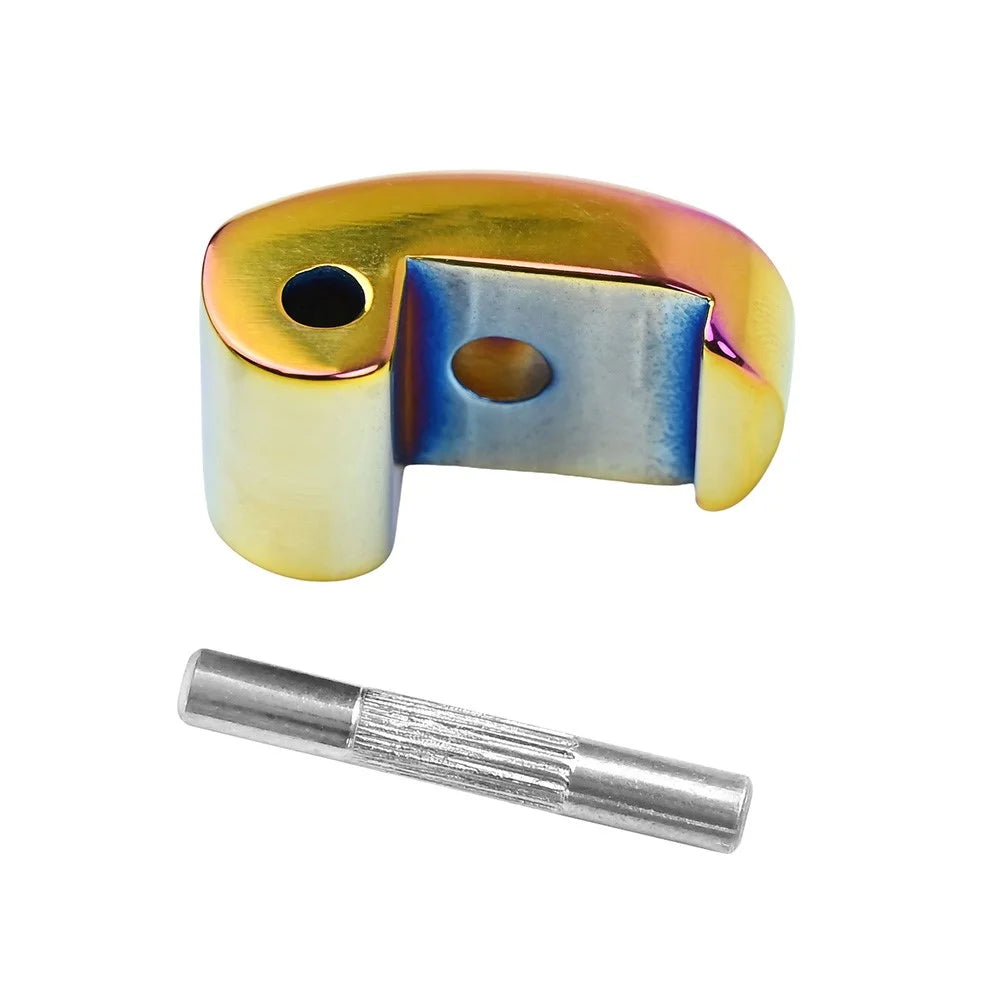 LYXM157 For Xiaomi M365 Electric Scooter Front Folding Hook Lock 304 Stainless Steel Buckle Latch Kit - Colorful - 6