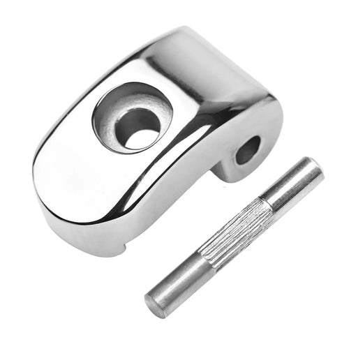 LYXM157 For Xiaomi M365 Electric Scooter Front Folding Hook Lock 304 Stainless Steel Buckle Latch Kit - Silver - 1