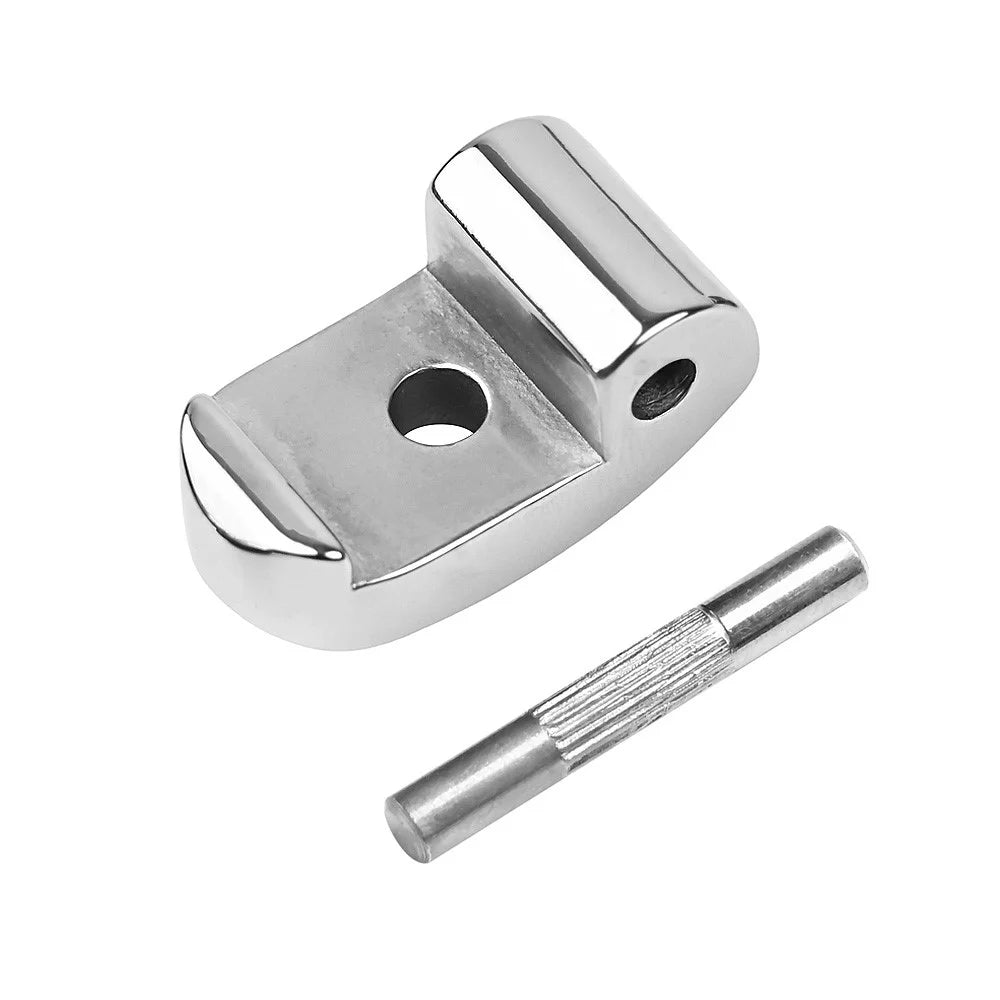 LYXM157 For Xiaomi M365 Electric Scooter Front Folding Hook Lock 304 Stainless Steel Buckle Latch Kit - Silver - 6