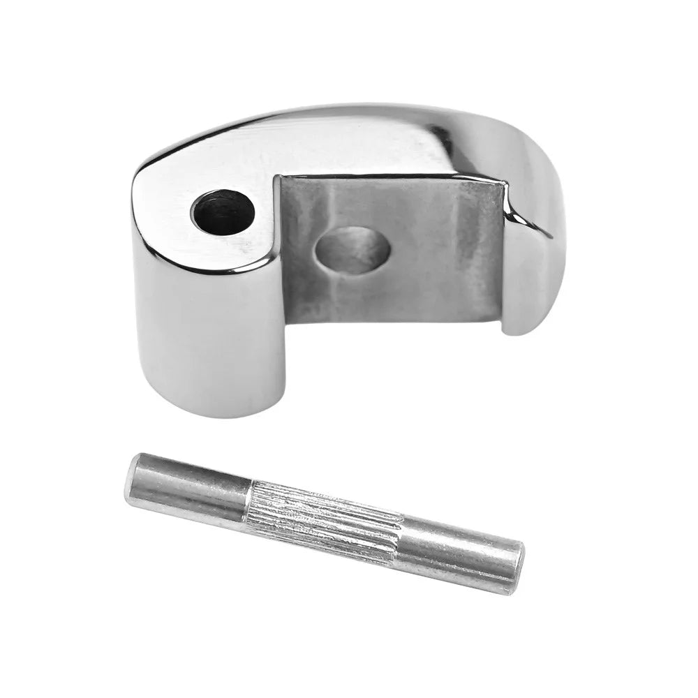 LYXM157 For Xiaomi M365 Electric Scooter Front Folding Hook Lock 304 Stainless Steel Buckle Latch Kit - Silver - 7