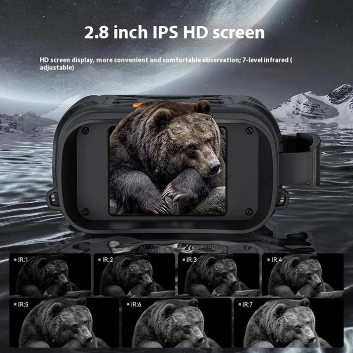 328 10X Digital Zoom Video Recorder 2.8-inch IPS Screen 1080P HD Outdoor Night Vision Binoculars - 3