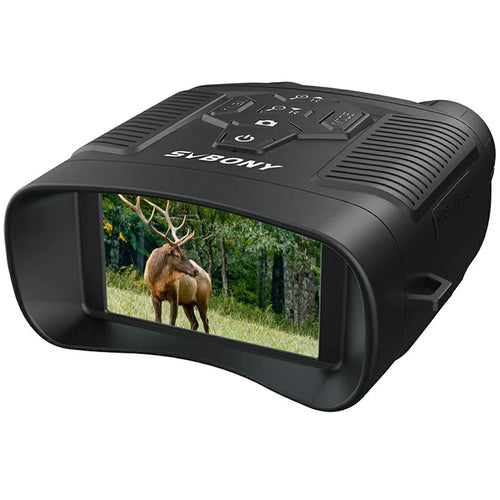 SVBONY SA206 4K Night Vision Binocular Goggles with 3 inch Large Screen, 8X Digital Zoom, 32G TF Card - 1