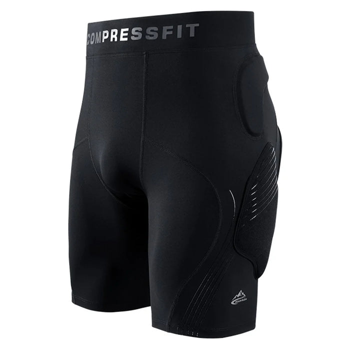 GOLOVEJOY HX38 Adult Ski Hip Protection Short Pants Roller Skating Thickened Shock Absorption Anti-Fall Shorts - S - 1
