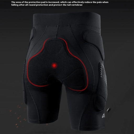 GOLOVEJOY HX38 Adult Ski Hip Protection Short Pants Roller Skating Thickened Shock Absorption Anti-Fall Shorts - S - 2
