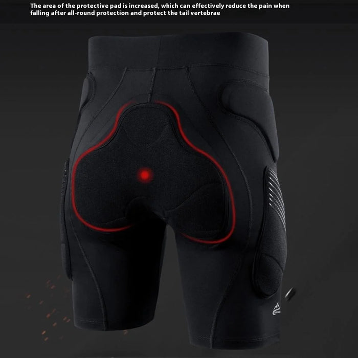 GOLOVEJOY HX38 Adult Ski Hip Protection Short Pants Roller Skating Thickened Shock Absorption Anti-Fall Shorts - S - 2