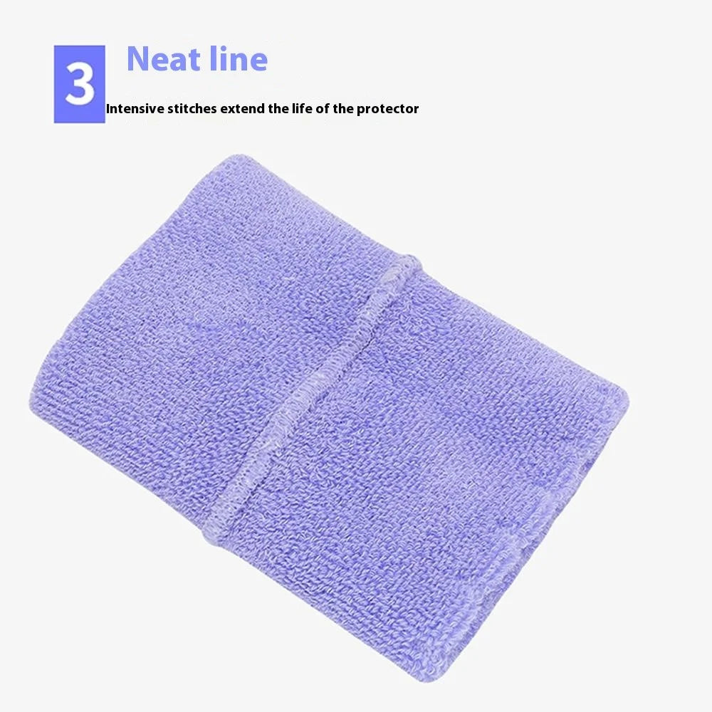 1Pc Breathable Sports Wristband for Outdoor Running Fitness Sweat Band Wrist Guard - HW501 White - 5