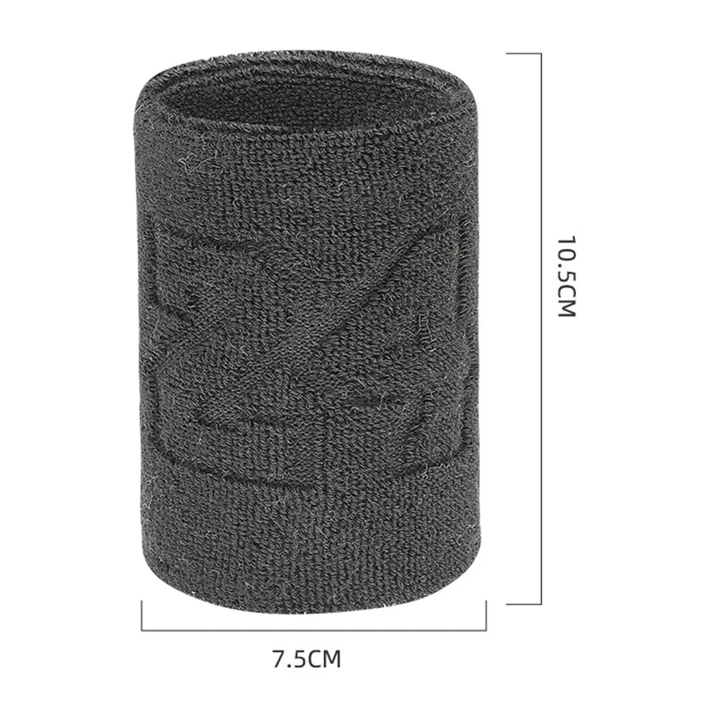 1Pc Breathable Sports Wristband for Outdoor Running Fitness Sweat Band Wrist Guard - HW501 White - 7