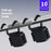 GOUNOD ZGL002 Steel Hook Grips Straps Pull Up Assist Weightlifting Squat Chin Up Wrist Support - 2