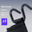 GOUNOD ZGL002 Steel Hook Grips Straps Pull Up Assist Weightlifting Squat Chin Up Wrist Support - 4