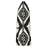Y357 Retro Print Bikini Swimsuit 3-Piece Swimwear For Women European Style Beach Vacation Swimwear - Black  /  M - 3