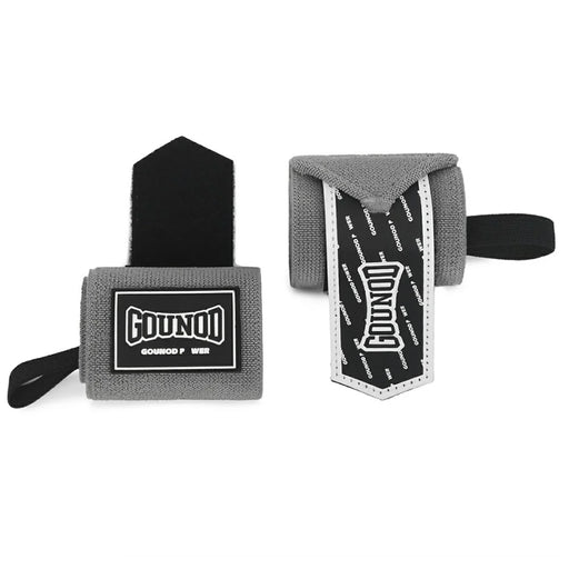 GOUNOD HS0105 1 Pair Sports Wrist Wraps Fitness Weightlifting Pull-Up Stabilizer Sprain Prevention Wrist Band - Grey - 1