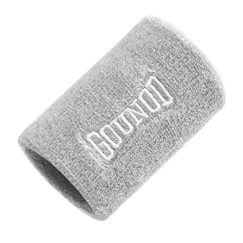 GOUNOD 1Pc Fitness Wrist Sweatband Breathable Absorbent Wristband Compression Support for Basketball / Running / Yoga - Grey - 1