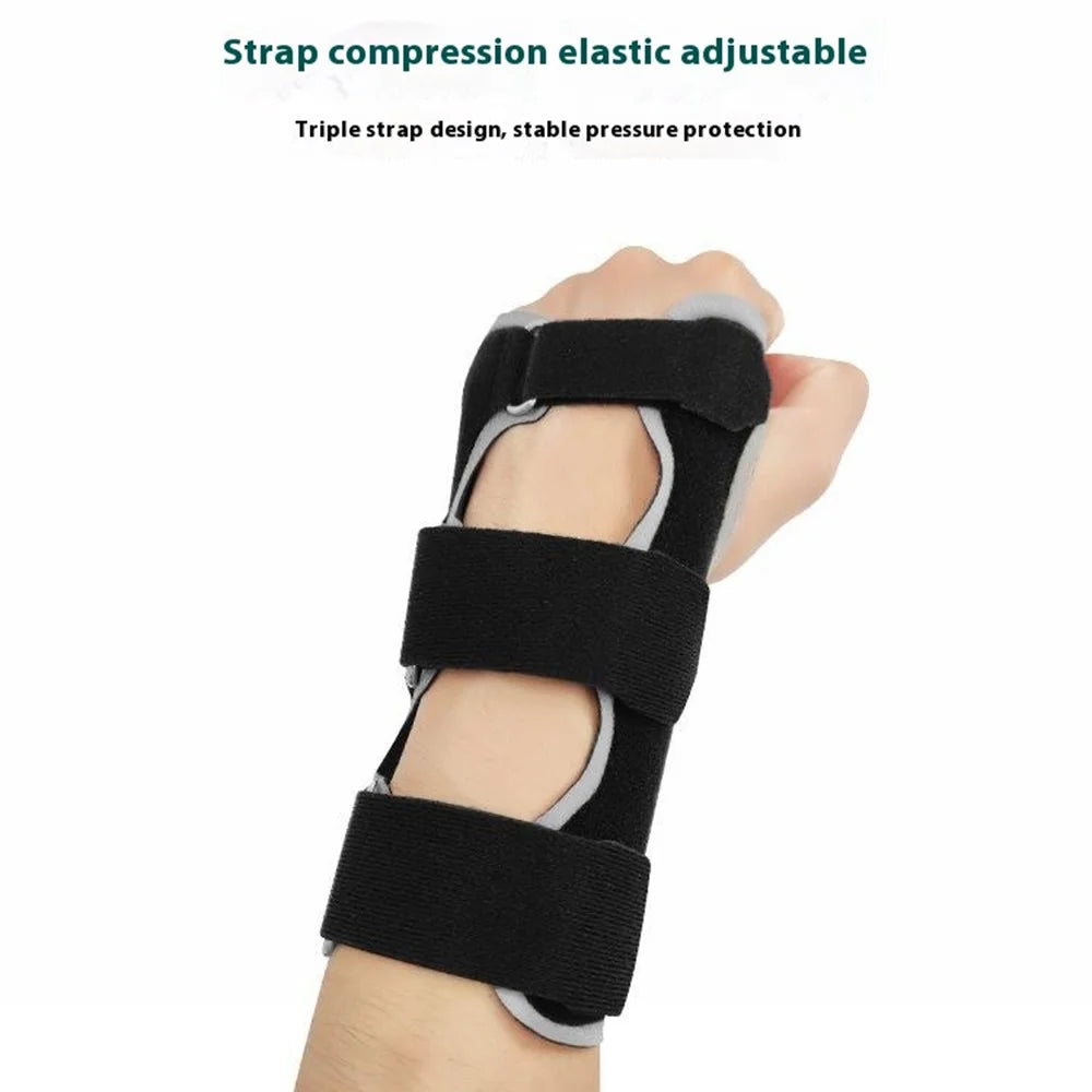 YF-JS018 1Pc Sports Wrist Support Brace Aluminum Bar Anti Sprain Wrist Guard for Basketball Volleyball Weightlifting - Black - 2