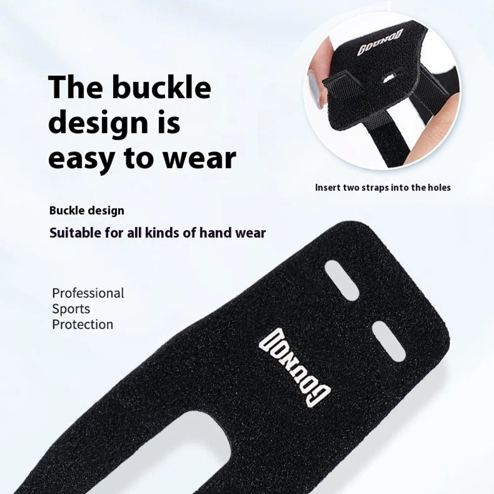 GOUNOD HW003 1Pc Sports Wrist Support TFCC Protection Wrap Sprain Recovery Compression Wrist Brace - Black - 6