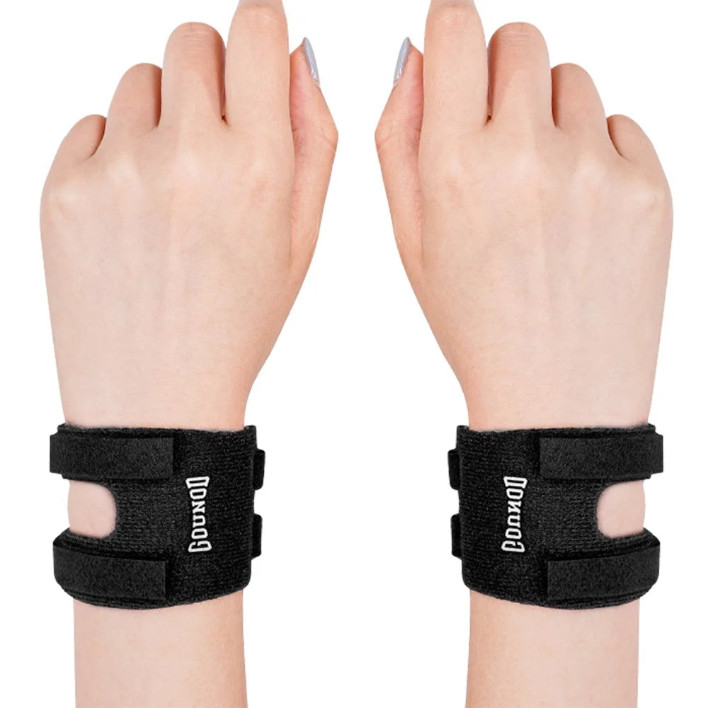 GOUNOD HW003 1 Pair Sports Wrist Support TFCC Protection Wrap Sprain Recovery Compression Wrist Brace - Black - 1