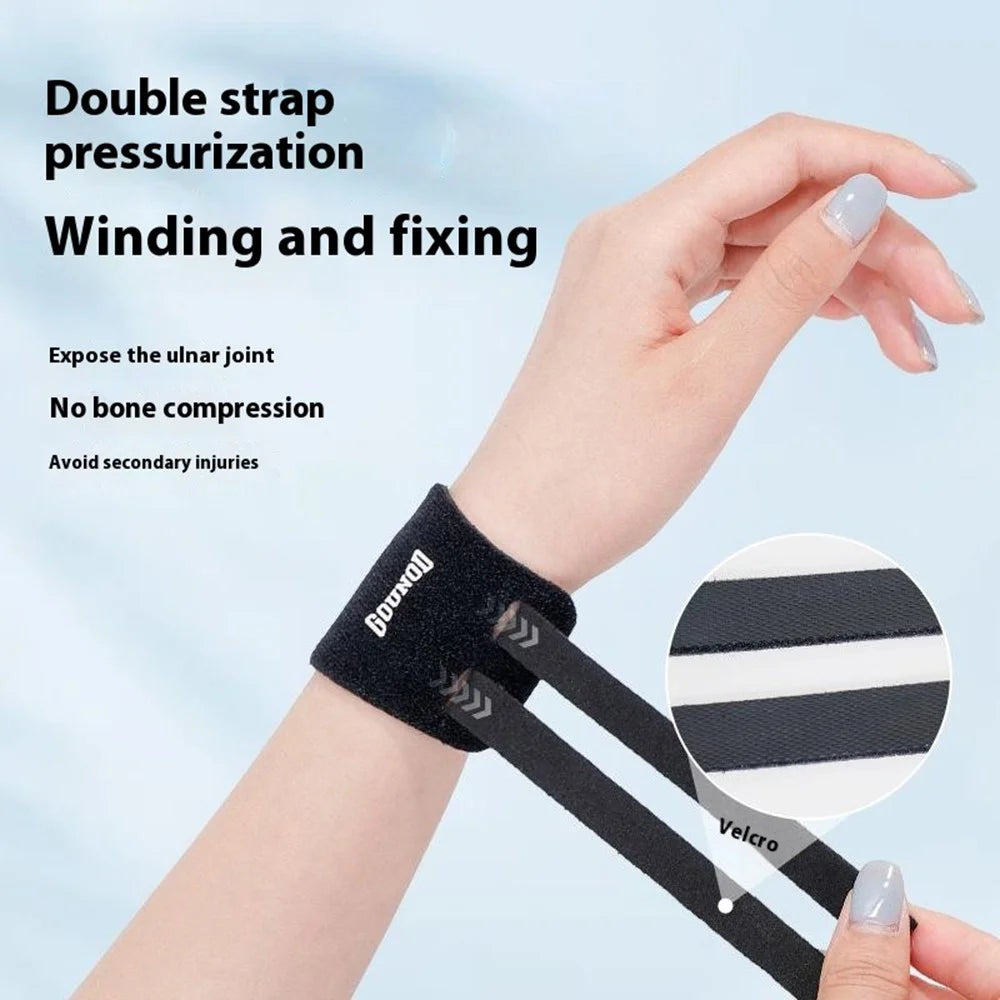 GOUNOD HW003 1 Pair Sports Wrist Support TFCC Protection Wrap Sprain Recovery Compression Wrist Brace - Black - 4