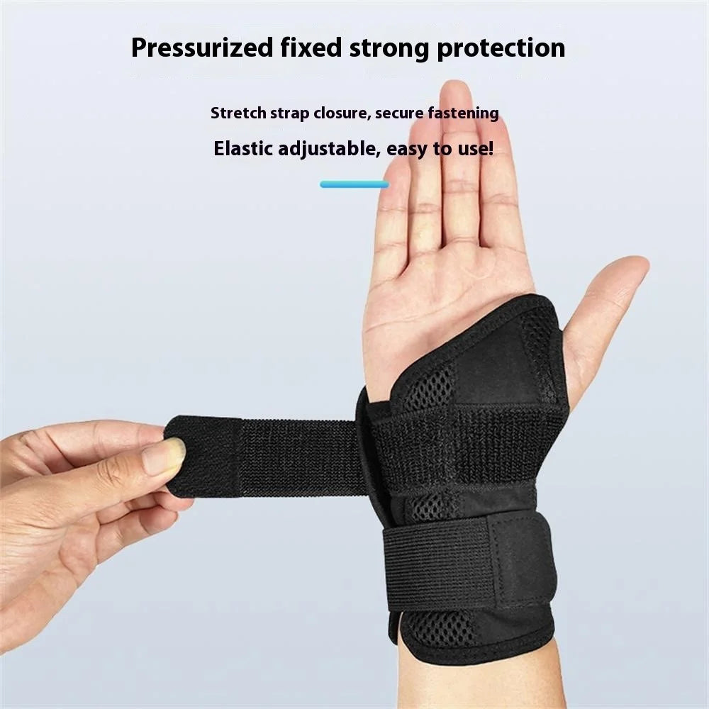 YF-JS012 1Pc Fitness Wrist Guard Anti Sprain Support Compression Joint Brace for Basketball - Right Hand S / M - 2