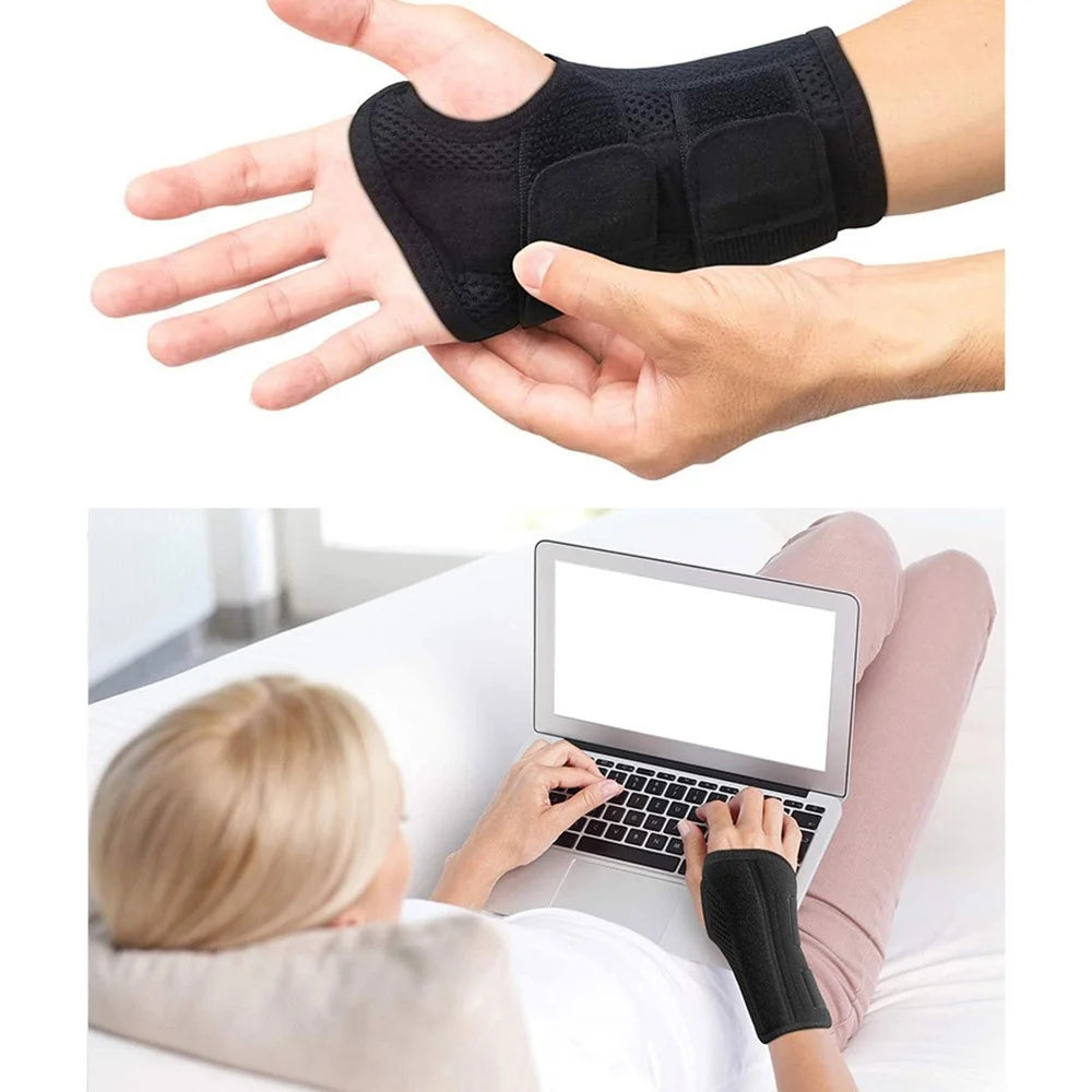 YF-JS012 1Pc Fitness Wrist Guard Anti Sprain Support Compression Joint Brace for Basketball - Right Hand S / M - 4