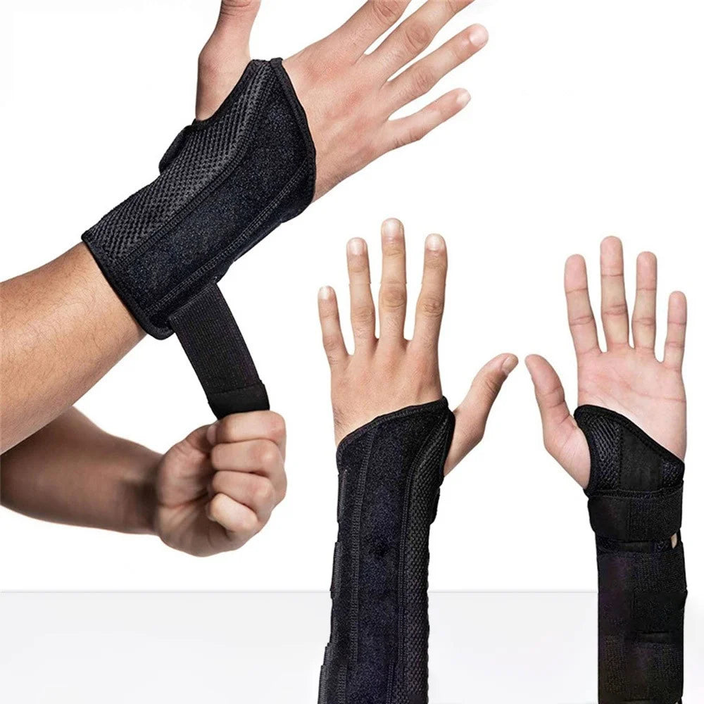 YF-JS012 1Pc Fitness Wrist Guard Anti Sprain Support Compression Joint Brace for Basketball - Right Hand S / M - 6