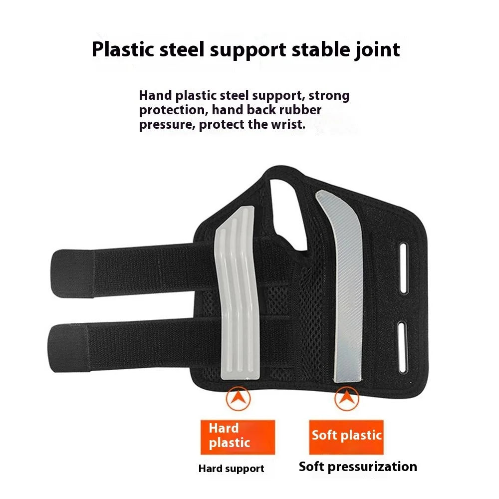 YF-JS012 1Pc Fitness Wrist Guard Anti Sprain Support Compression Joint Brace for Basketball - Right Hand S / M - 7
