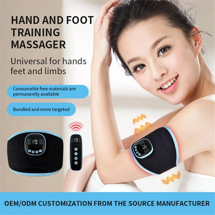 KJH-0030 Multifunction EMS Heating Wrist Support 9 Modes Pulse Massager Smart Arm Band - 3