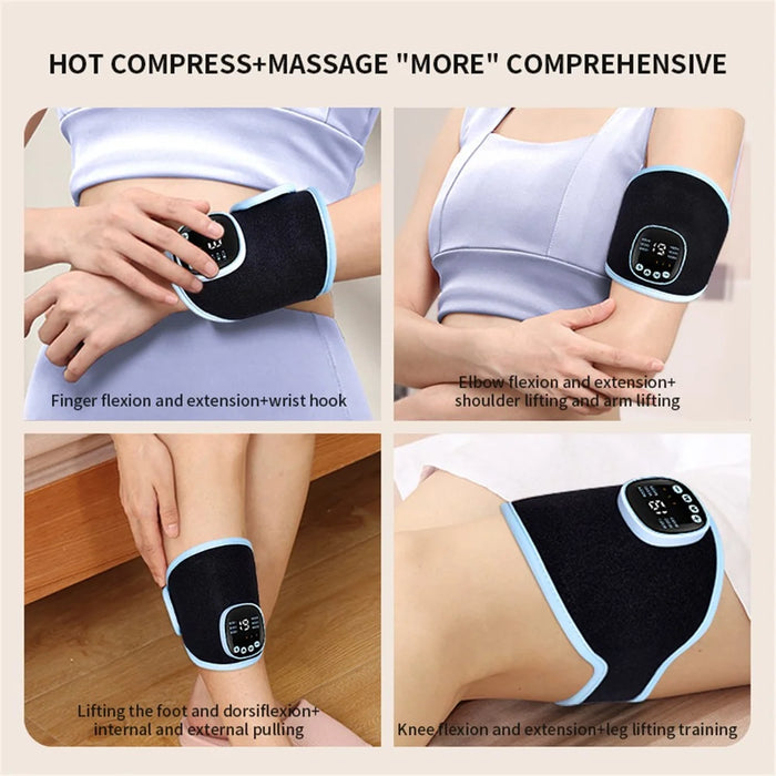 KJH-0030 Multifunction EMS Heating Wrist Support 9 Modes Pulse Massager Smart Arm Band - 5