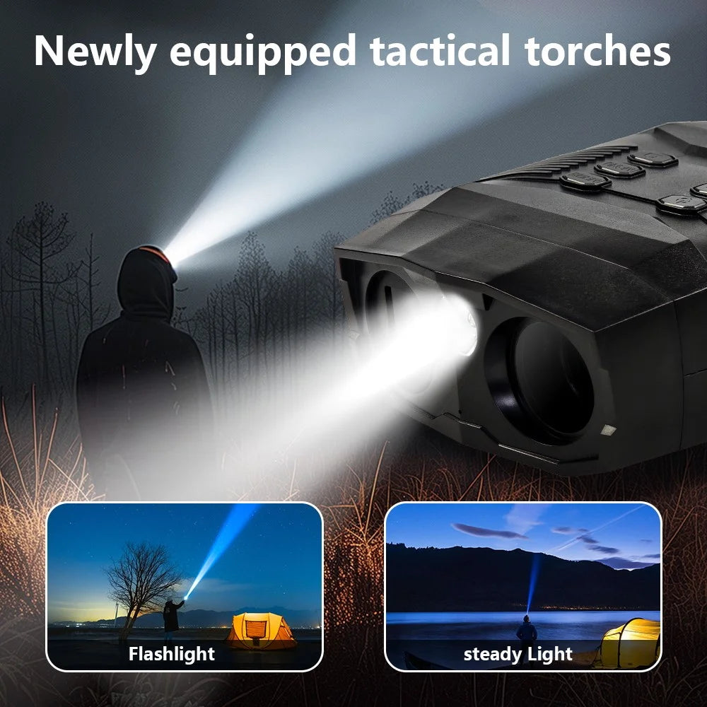 Z5 3 Inch HD Screen 5K Infrared Night Vision Binoculars 10X Digital Zoom Telescope with Flashlight - 7