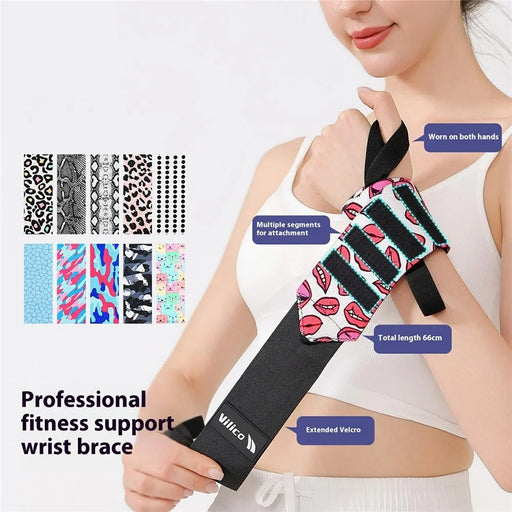 VILICO AB167 1Pc Sports Wrist Wrap Brace Weightlifting Fitness Injury Prevention Adjustable Wrist Guard - White - 2
