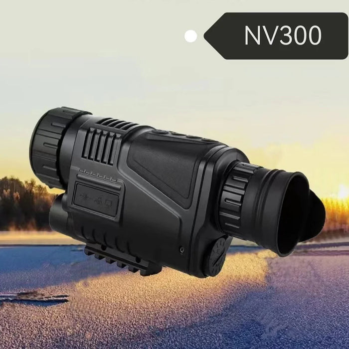 NV300 Outdoor Infrared Night Vision Monocular 1000m Range 5x40 Magnification Digital Goggles for Wildlife Hunting - 6