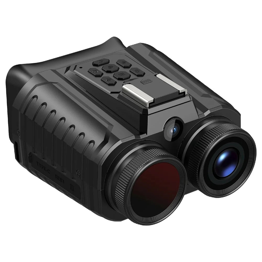 NV109 Outdoor Hunting 2.0 Inch IPS Screen Night Vision Binoculars Dual Lens Video Recording Camera - 1