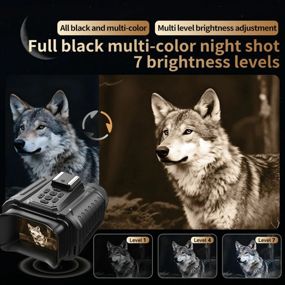 NV109 Outdoor Hunting 2.0 Inch IPS Screen Night Vision Binoculars Dual Lens Video Recording Camera - 5